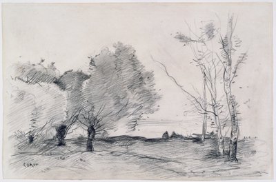 Landscape, 1860-68 by Jean Baptiste Camille Corot